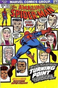 Comics cover - Amazing Spider-Man- the Night Gwen Stacy Died. 