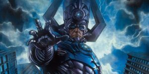 Marvel's Galactus - extends his arm and hand