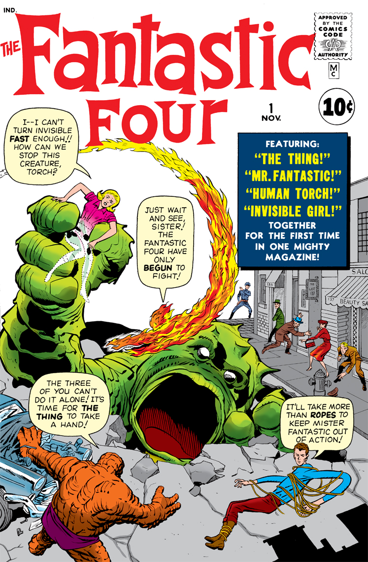Fantastic Four #1 - Comic book cover - Marvel