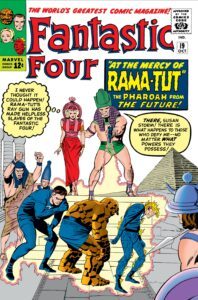 Marvel Comics cover: Fantastic Four #19 - the team meets Kang as Rama Tut