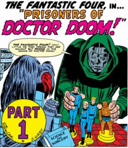 Marvel comics cover: Fantastic Four #5 - Prisoners of Doctor Doom!