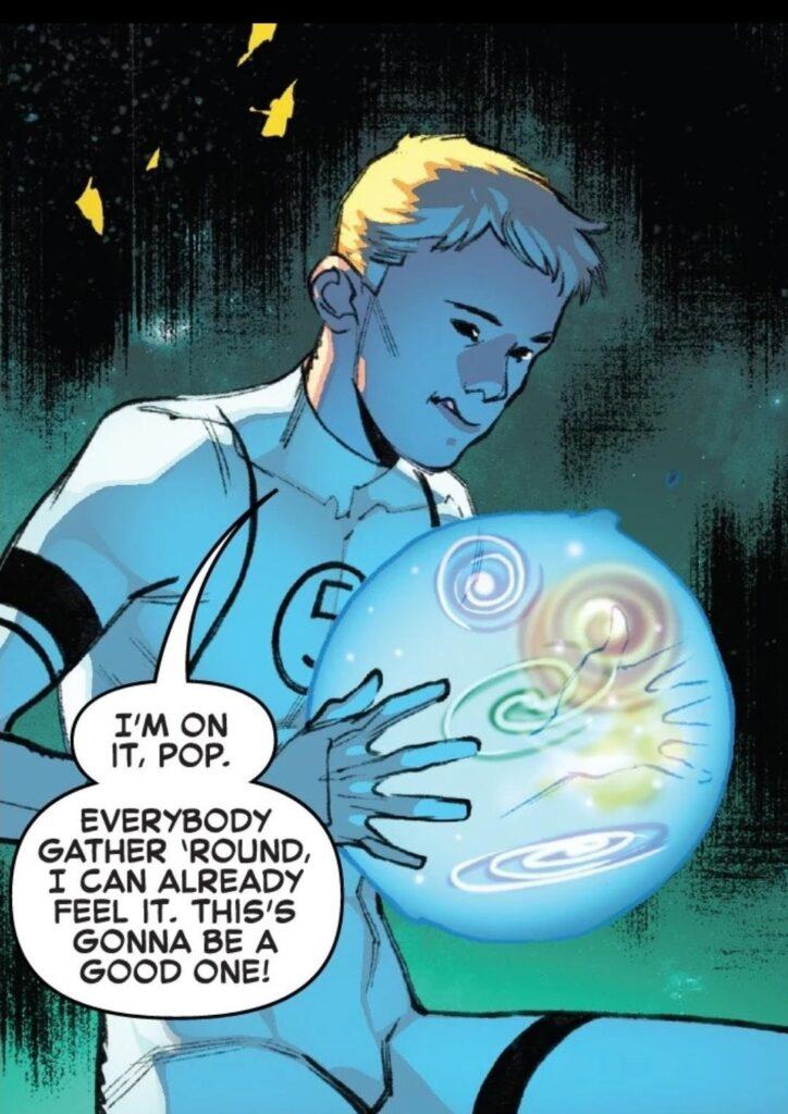 Franklin Richards creates a new universe while rebuilding the Marvel multiverse