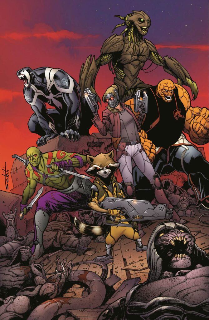 The Thing as a member of the Guardians of the Galaxy